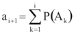 a(i+1)=Szumma(k=1..i:P(A(k)))