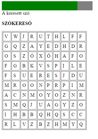 Példa képernyőkép